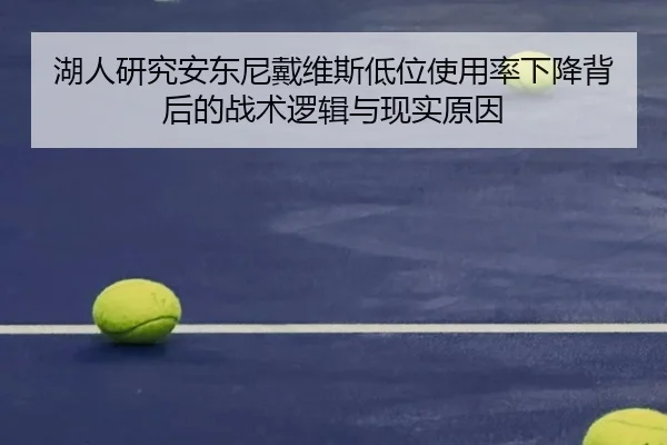 湖人研究安东尼戴维斯低位使用率下降背后的战术逻辑与现实原因